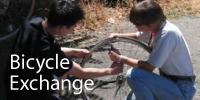 Bicycle Exchange Bicycle Exchange, about people helping each other.